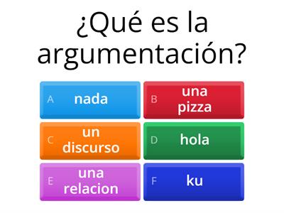 ARGUMENTACIÓN