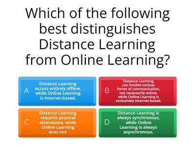 E-Learning Quiz