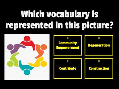 Community Construction Vocabulary