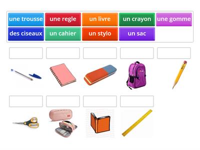 Le materiel scolaire