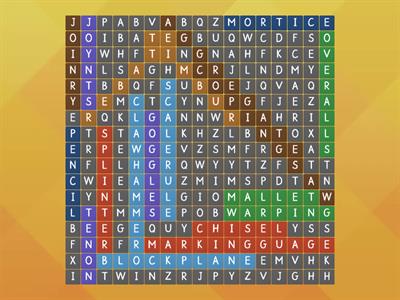 Wordsearch carpentry