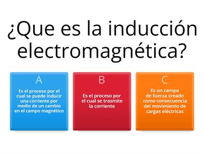 INDUCCIÓN ELECTROMAGNÉTICA 