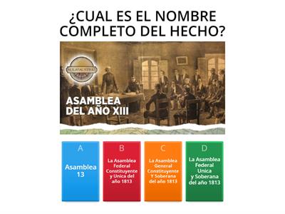 ASAMBLEA DEL AÑO XIII 