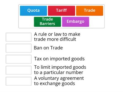 trade barriers