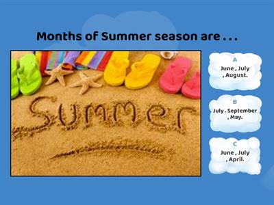 Seasons & Months
