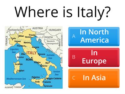 Italy quiz by primary 5