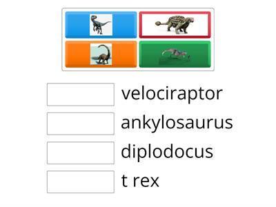 DINOSAURS NAME