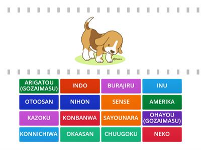 Kodomo No Nihongo L1 Vocabulary  