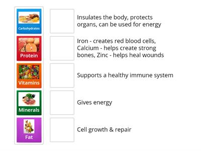 Nutrients & their function