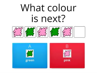 Colour sequencing quiz