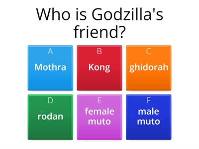 Godzilla quiz!