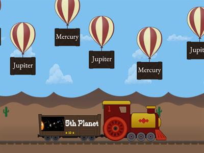 Train Game Planets in the Solar System