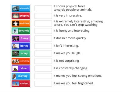  Adjectives to describe films