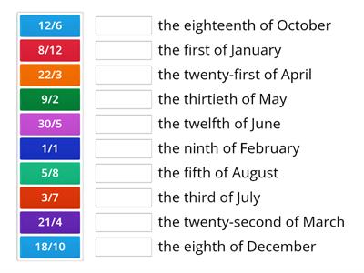 Speakout elementary -  dates