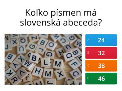 Ako poznáš slovenský jazyk?