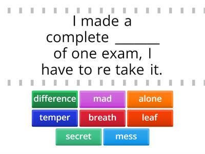 B2 FFS - Collocations