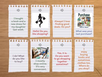 English Conversation Practice for beginners . Shopping Conversation 1