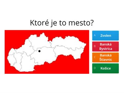 Slepá mapa Slovenska