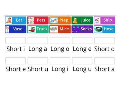 Long/Short Vowel Sounds II