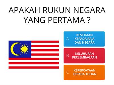 5 RUKUN NEGARA MALAYSIA