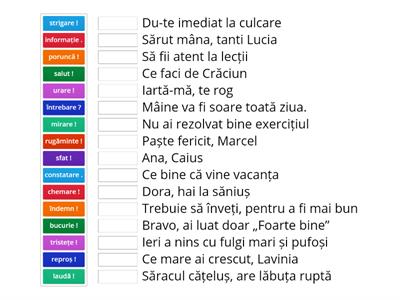 Semne de punctuație - punctul, semnul exclamării, semnul întrebării