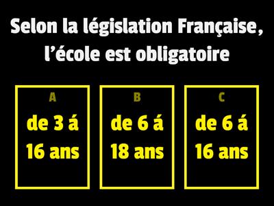 L'école et le travail en France