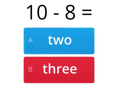 Numbers 1-10: Math Quiz