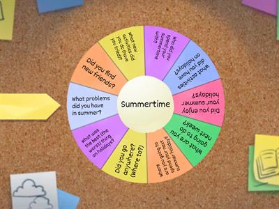 Questions about summer holidays