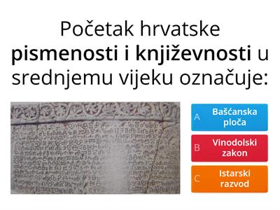 Hrvatsko srednjovjekovlje (7.-15. st.)