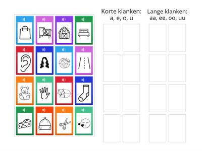 Luister goed. Hoor je een korte of lange klank?