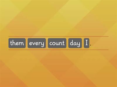 Sentences - Zdania - Present Simple - I ... every day - set01