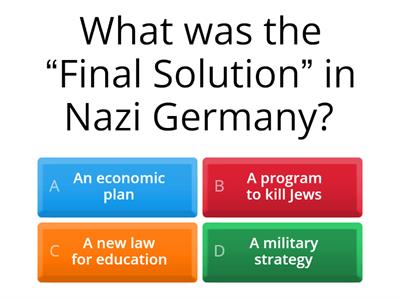 Understanding the Methods of the Final Solution