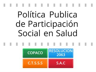 MECANISMOS DE PARTICIPACIÓN SOCIAL EN SALUD 
