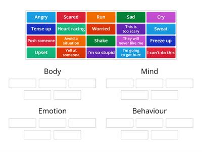 Body, Mind, Emotion, or Behaviour?