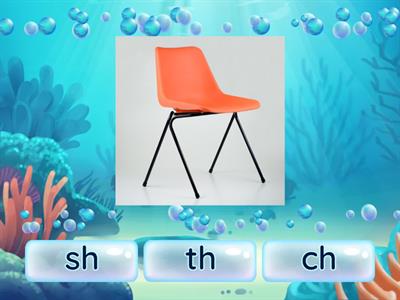 match the digraph th, sh, ch 