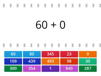  Grade 2-  Find the Match- Place Value