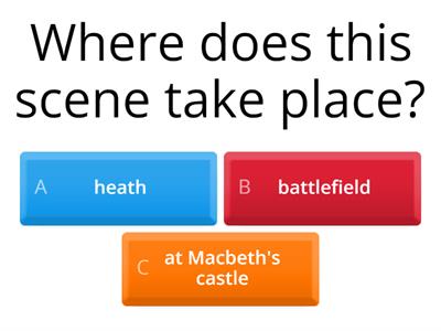 Macbeth Act 1 Scene 3 Quiz