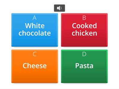 Em. - food vocabulary with sound - quiz