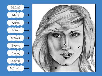 Αντιστοιχίζω τα μέρη του προσώπου