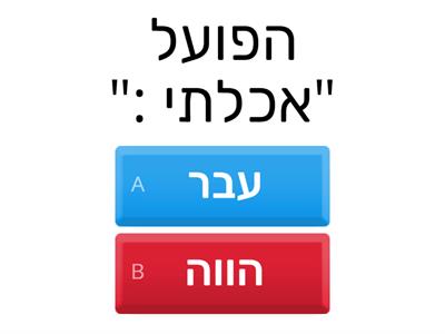 עבר הווה