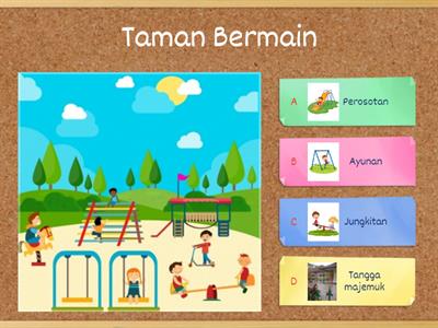 Mainan di Taman Bermain & Benda-benda Berawalan Huruf 'o'