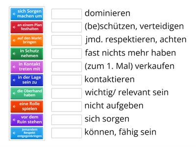 Nomen-Verb-Verbindungen C1/3