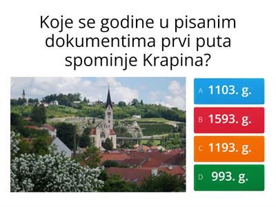 Kulturna baština grada Krapine