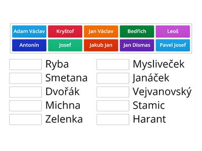 HV - Čeští skladatelé