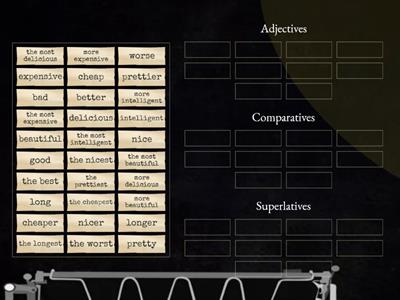 Adjectives, Comparatives and Superlatives