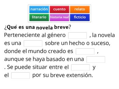 La novela breve