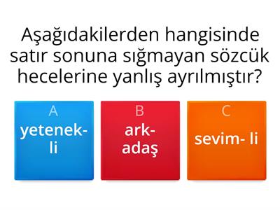 2. sınıf türkçe