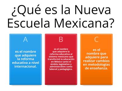 La Nueva Escuela Mexicana