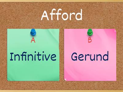 OET - Gerund or Infinitive