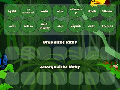 Organické a anorganické látky